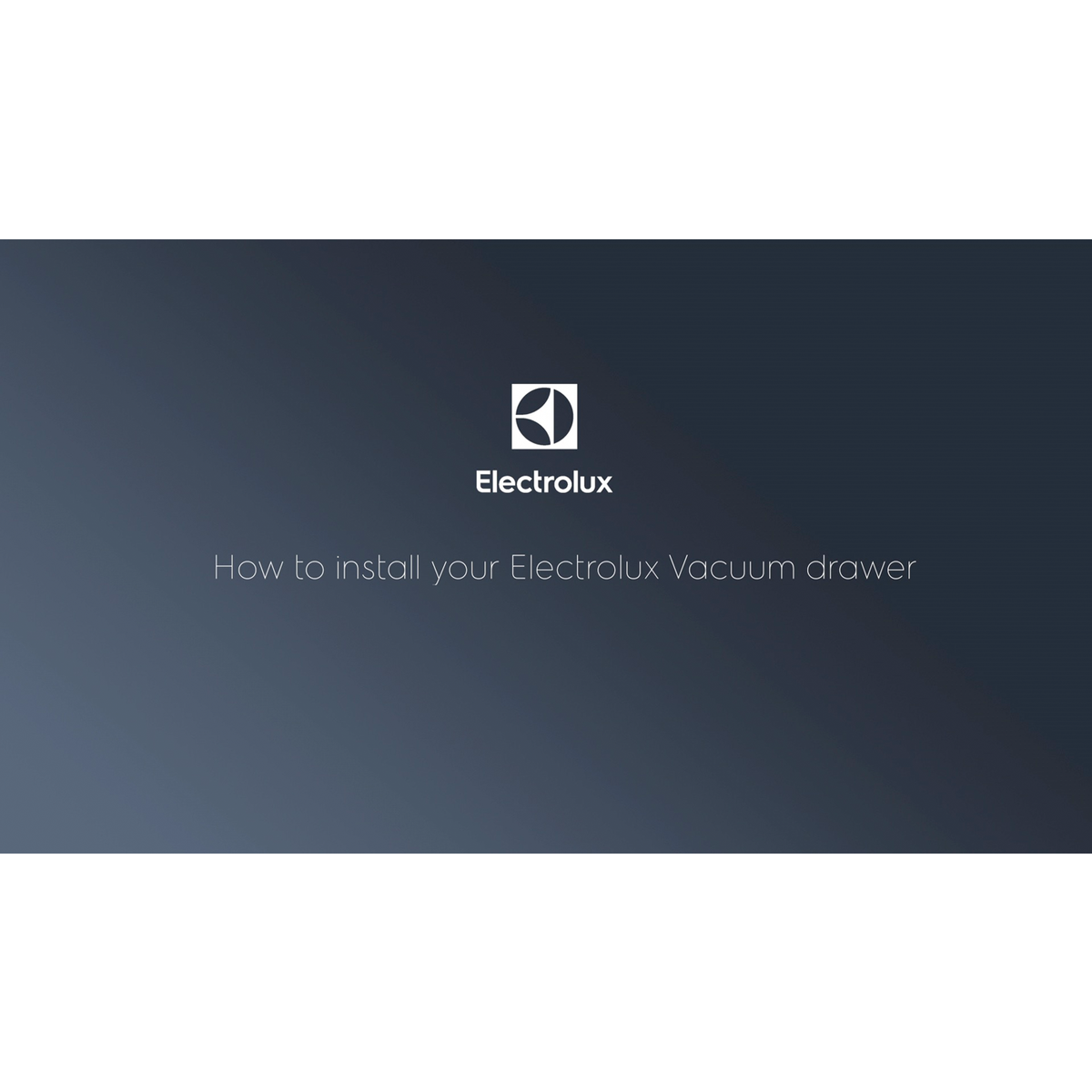 Electrolux - Vakuumforsegler, skuffe - EVD14900OZ
