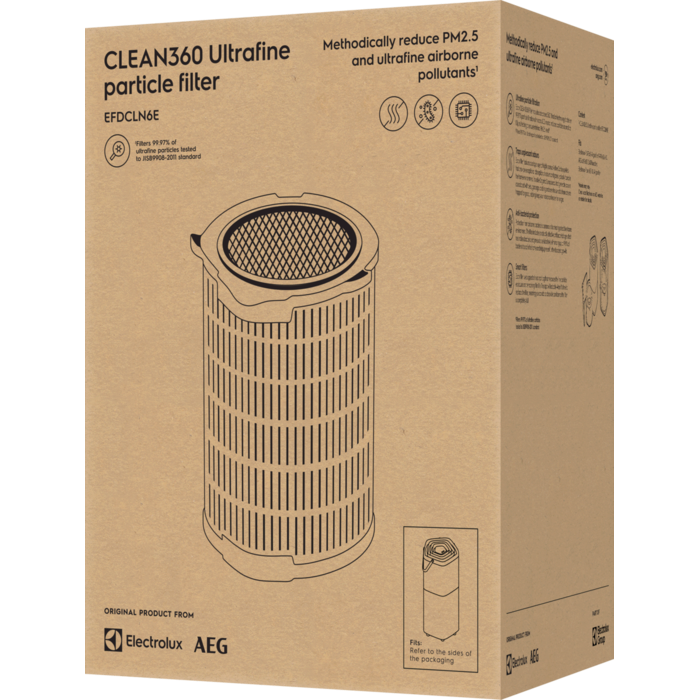 Electrolux - Filter til luftrenser - EFDCLN6E