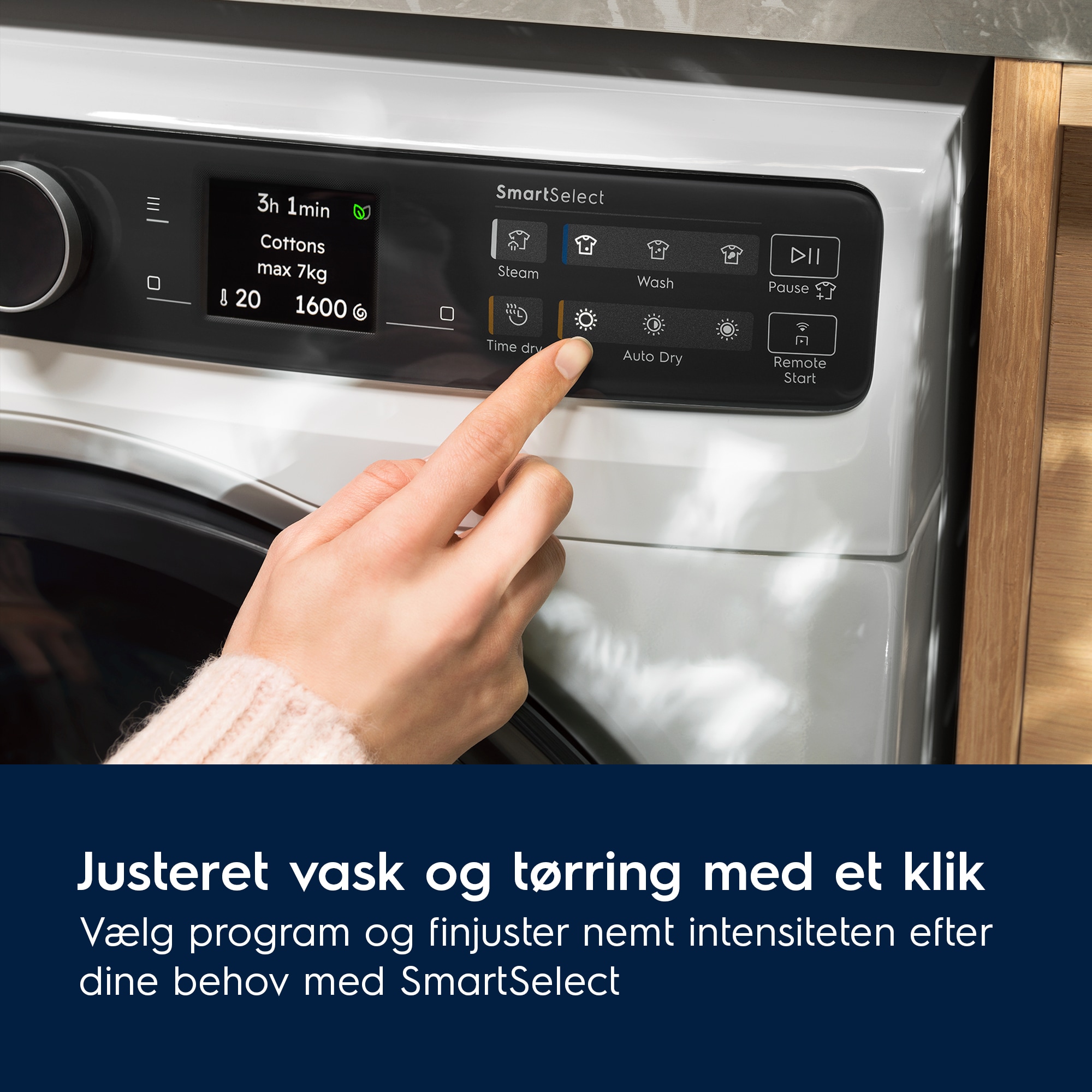 Electrolux - Vaske-tørremaskine - EWI774EY6Q