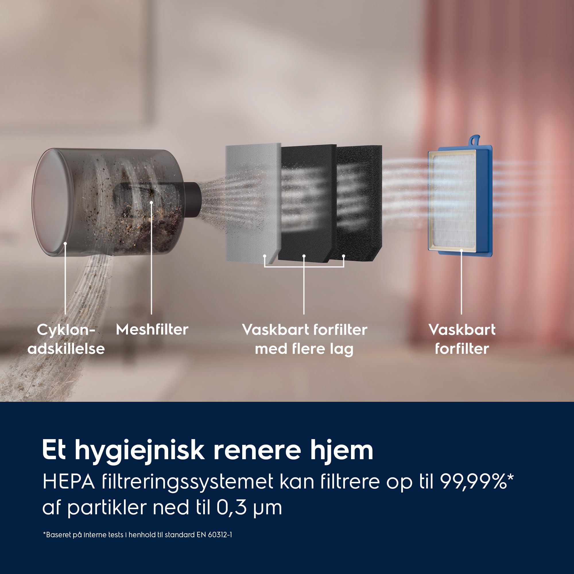 Electrolux - Poseløs støvsuger - EL61A4UG