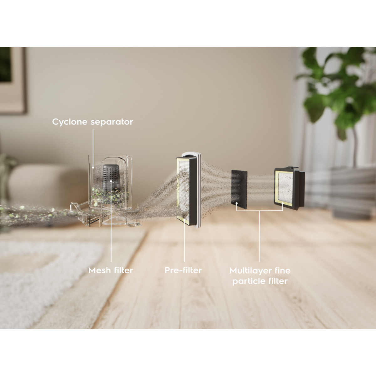 Electrolux - Poseløs støvsuger - EL51C1LDB