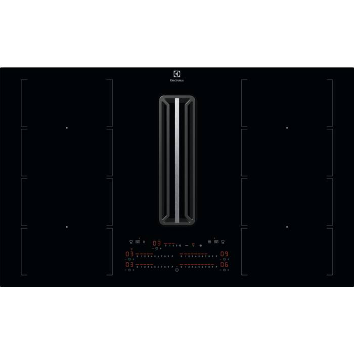 Electrolux - Induktionskogeplade m/integreret emhætte - HHOF875S