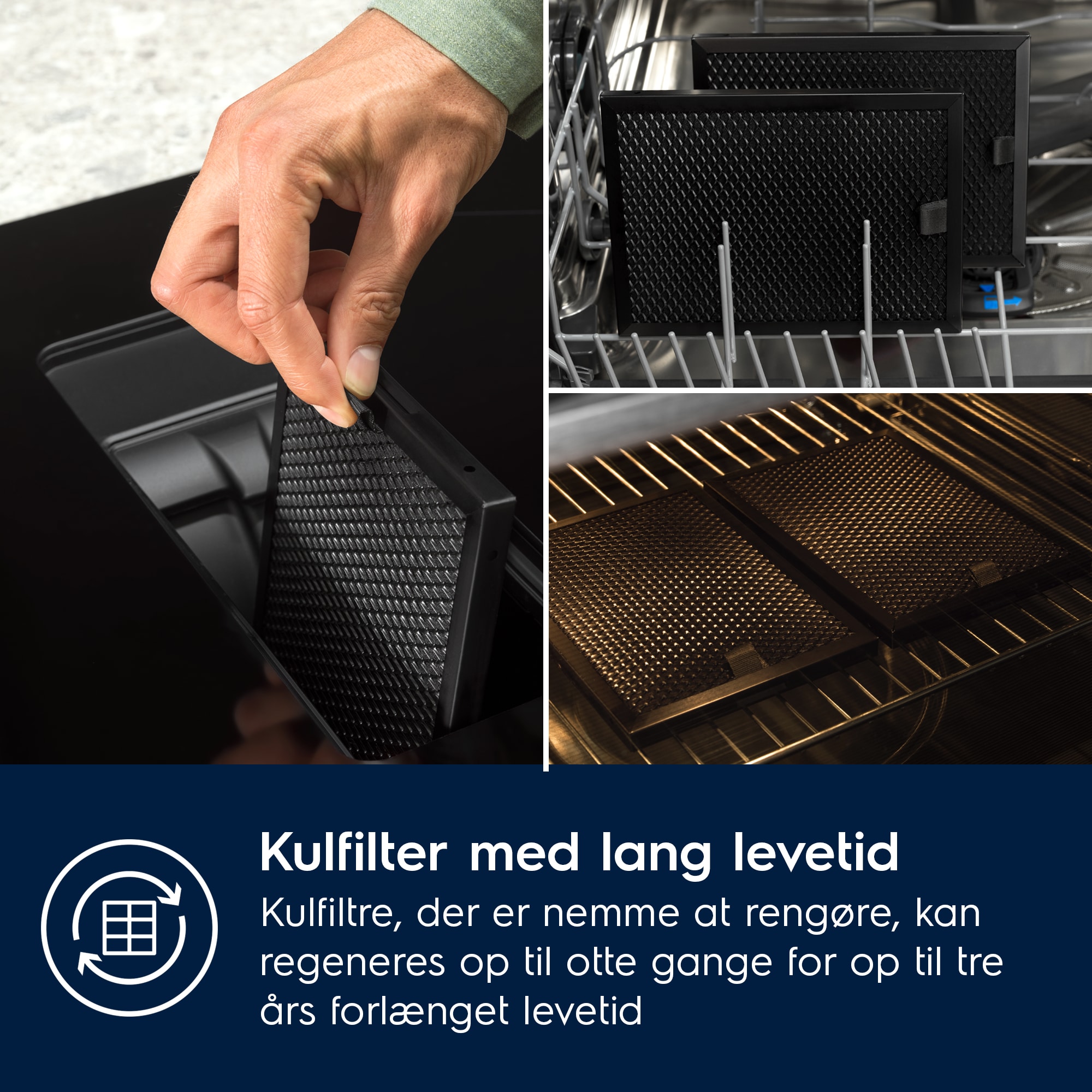 Electrolux - Induktionskogeplade m/integreret emhætte - HHOB760S