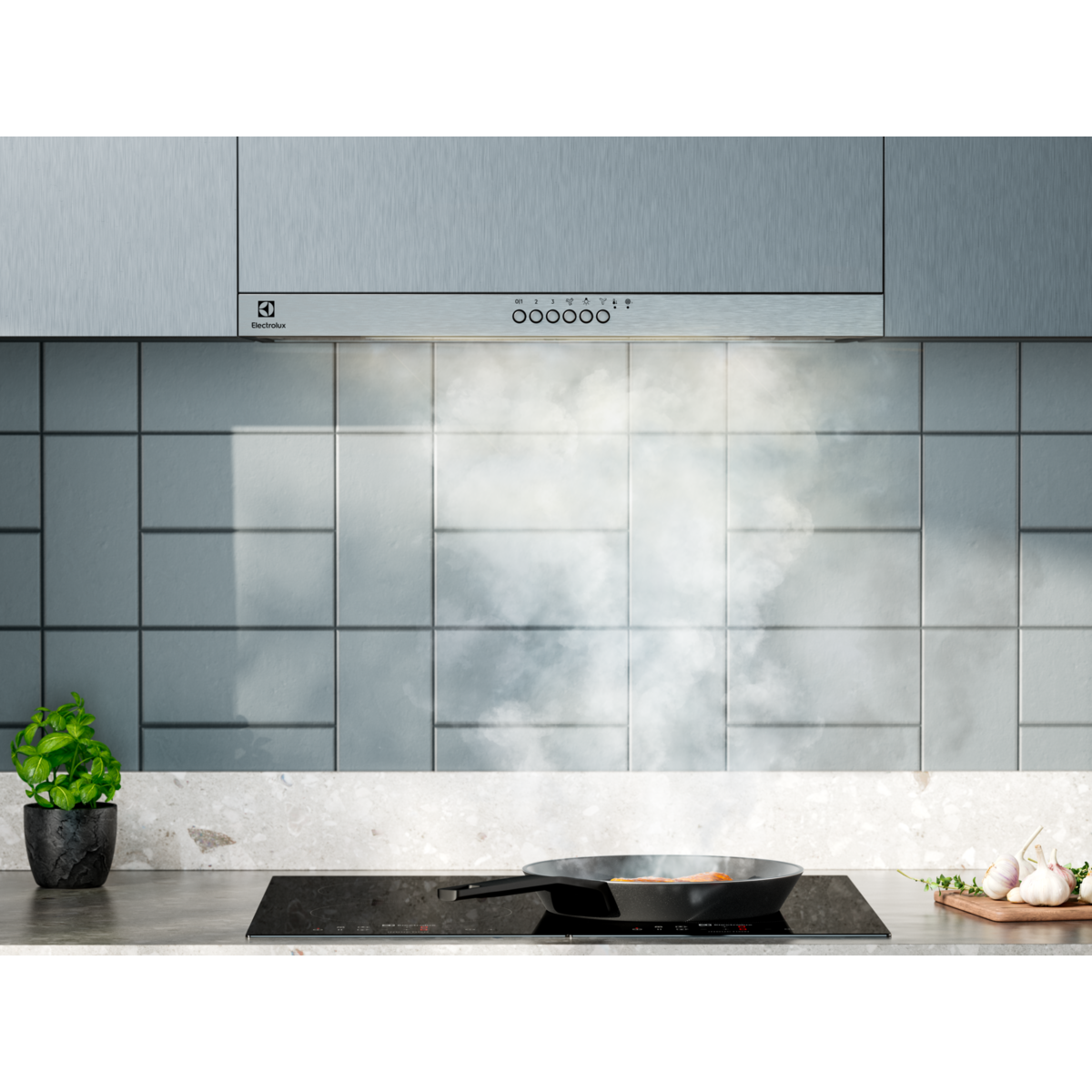 Electrolux - Sort emhætte - LFV319K