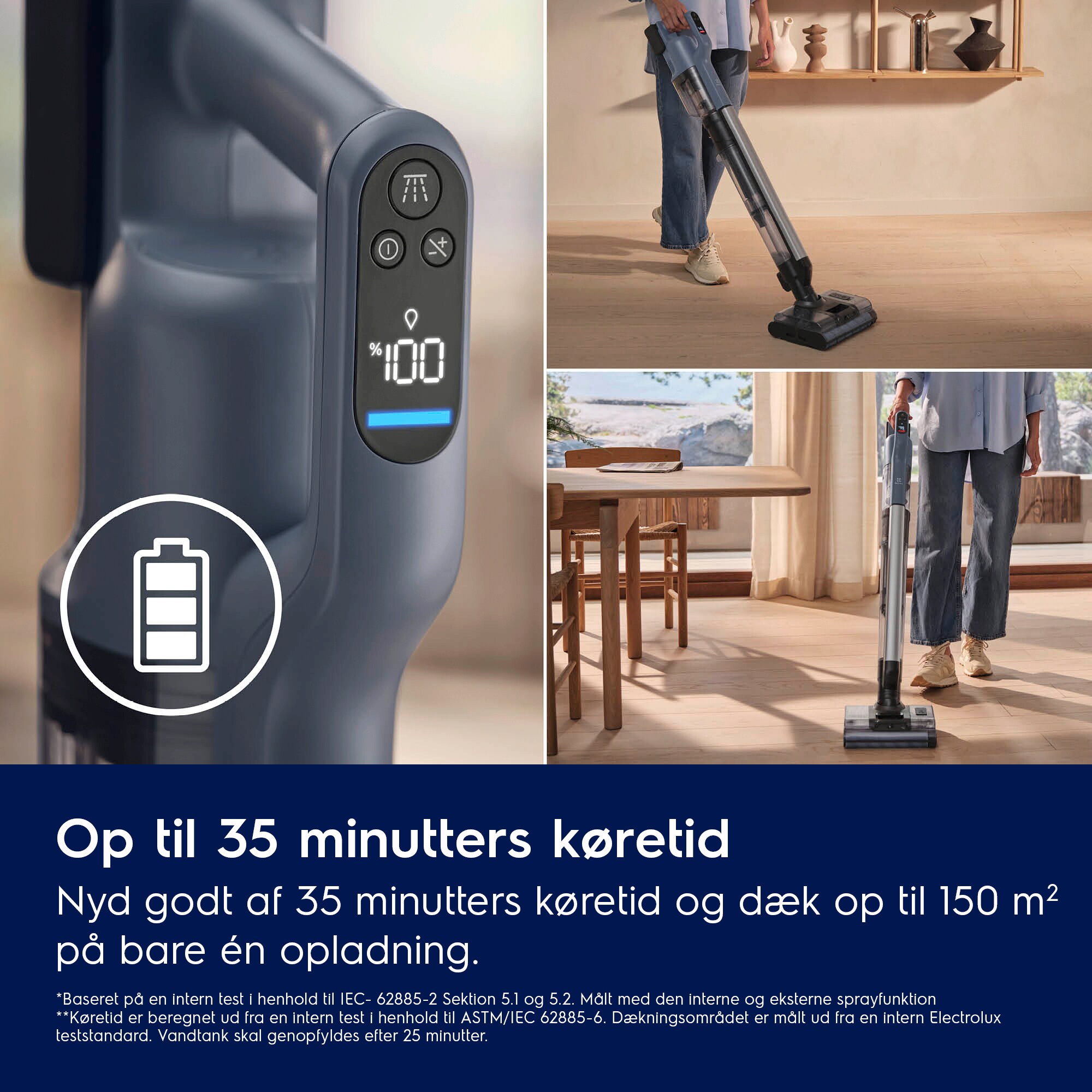 Electrolux - Wet & Dry ledningsfri støvsuger - EW82U2DB