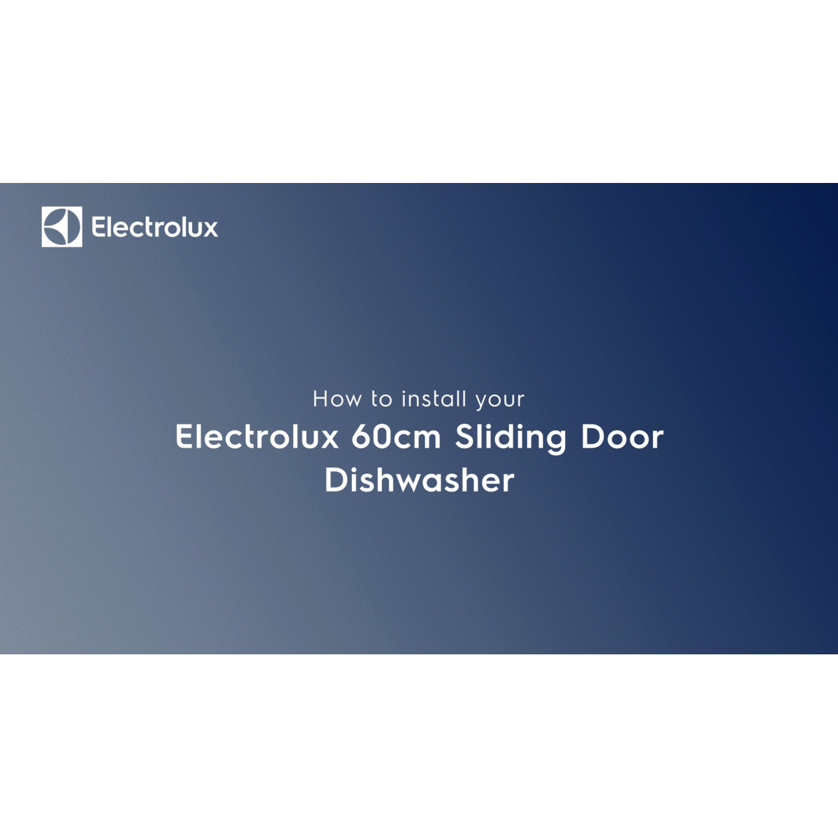 Electrolux - Opvaskemaskine 60 cm - EEA27200L
