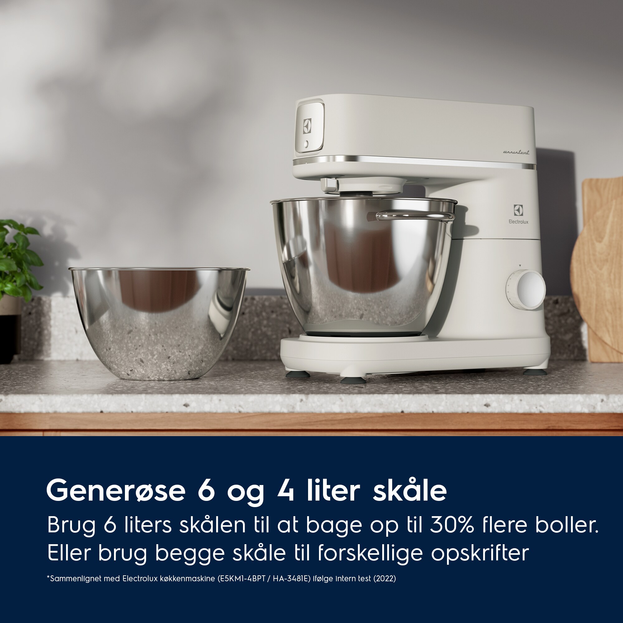 Electrolux - Køkkenmaskine - E6KM1-4OWT