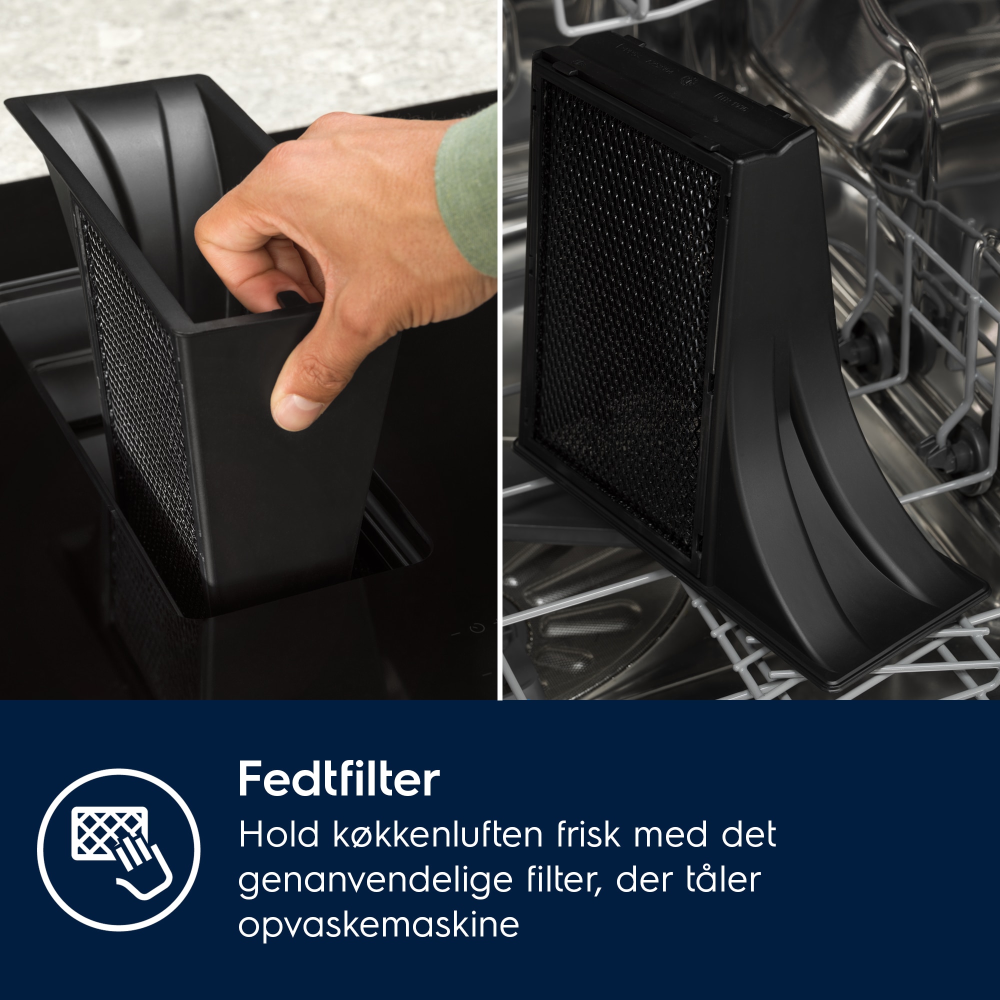 Electrolux - Induktionskogeplade m/integreret emhætte - HHOB760S