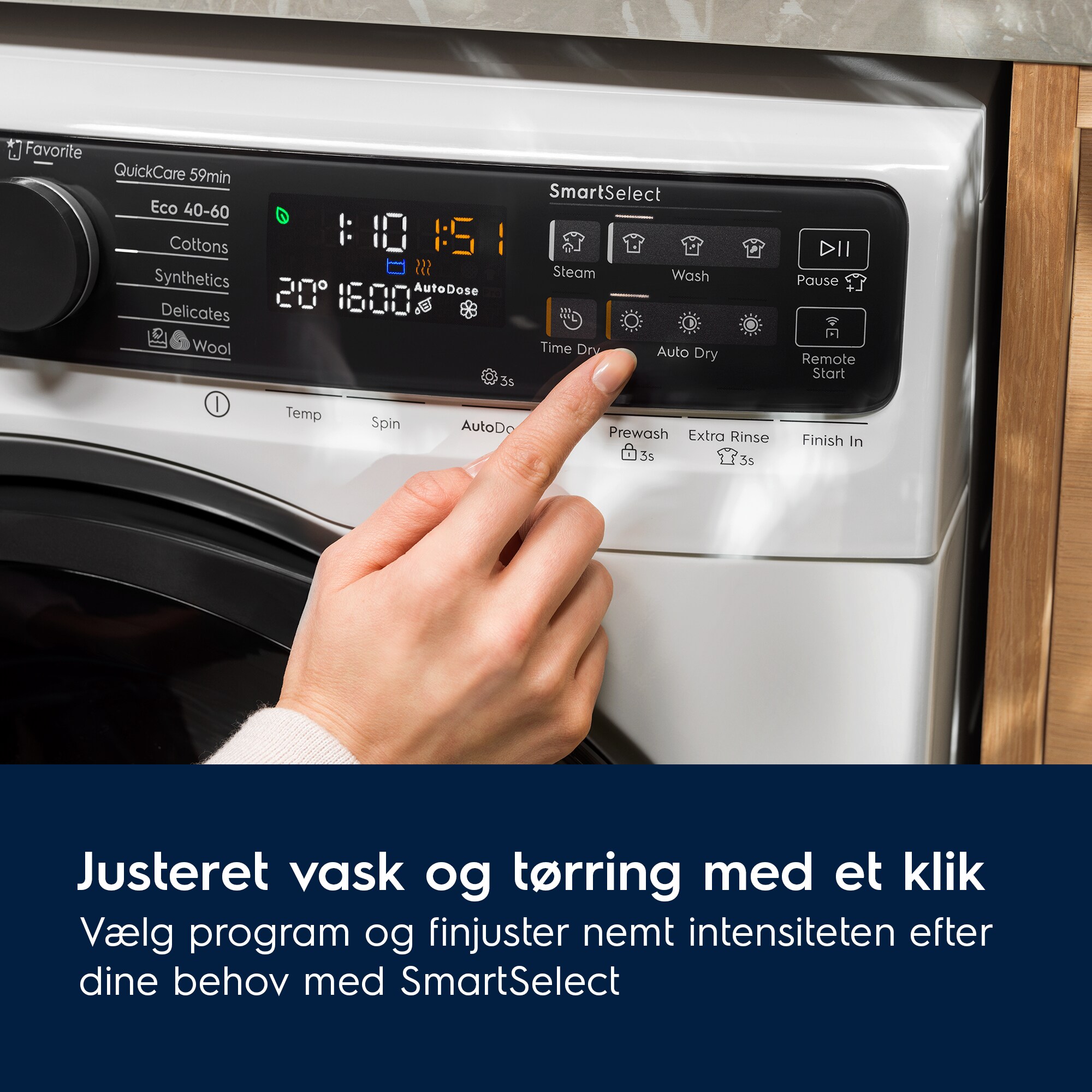 Electrolux - Vaske-tørremaskine - EWI754LY6Q