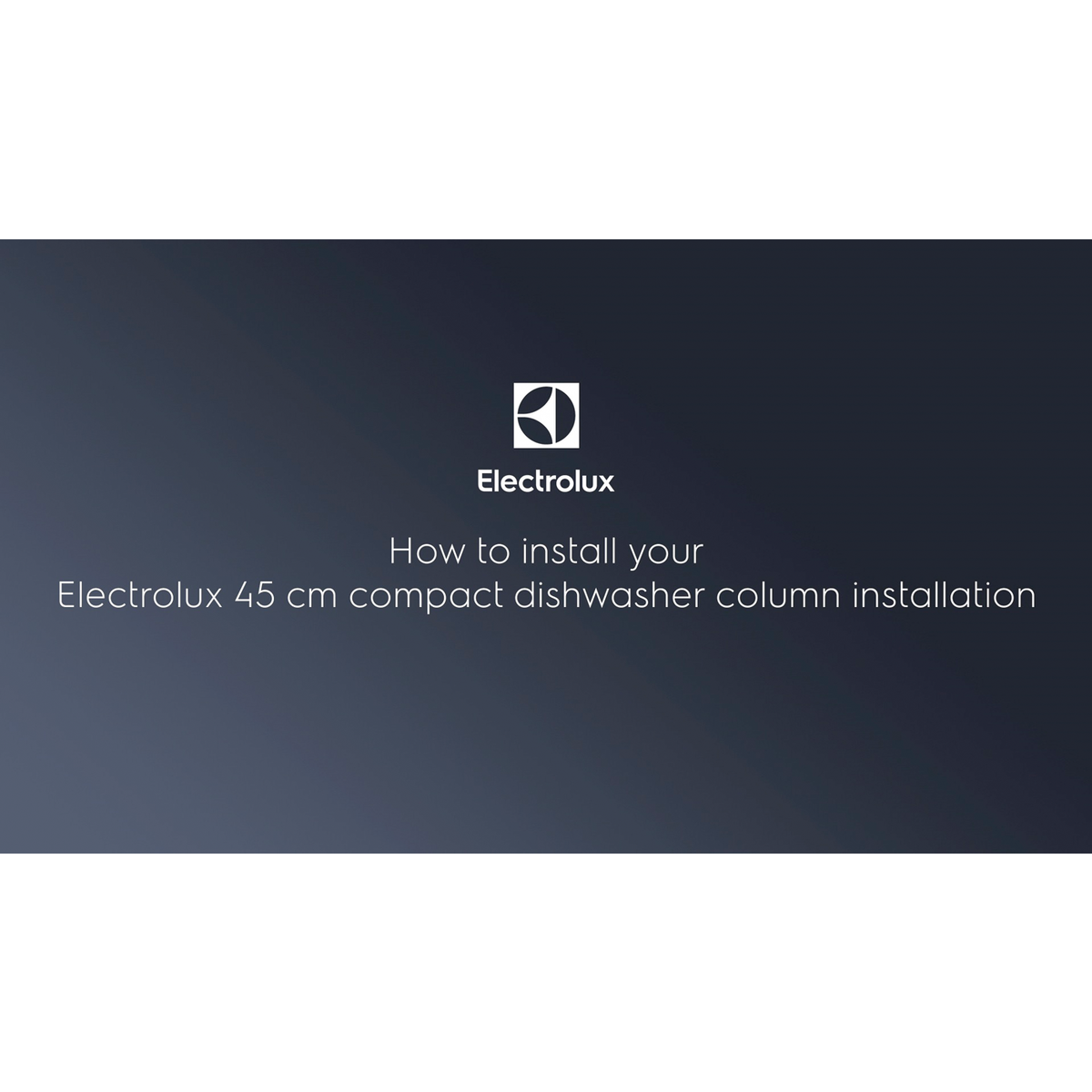 Electrolux - Integreret kompakt opvaskemaskine - ESL2500RO
