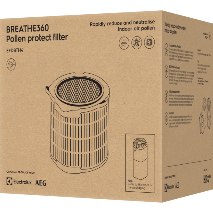 Electrolux - Filter til luftrenser - EFDBTH4