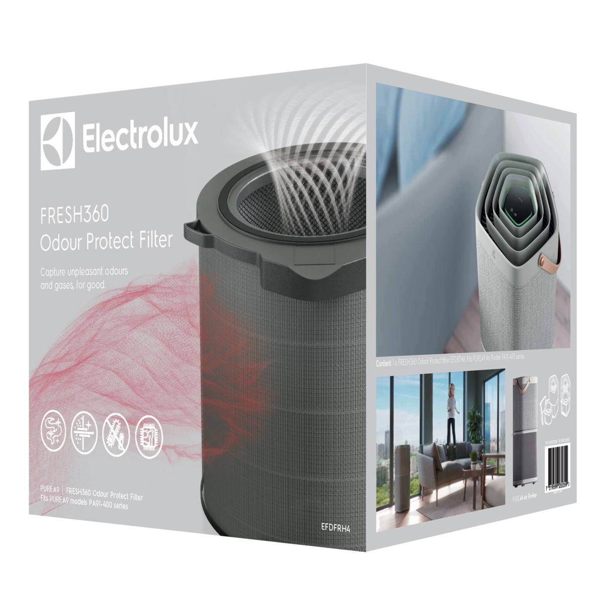 Electrolux - Filter til luftrenser - EFDFRH4