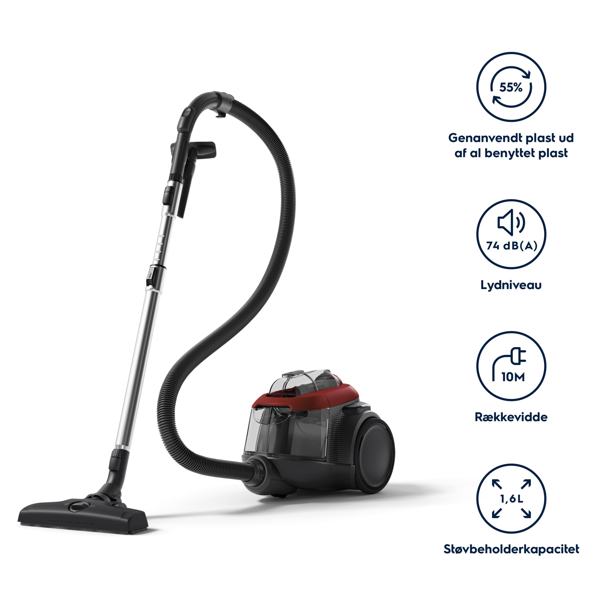 Electrolux - Poseløs støvsuger - EL61C2CR