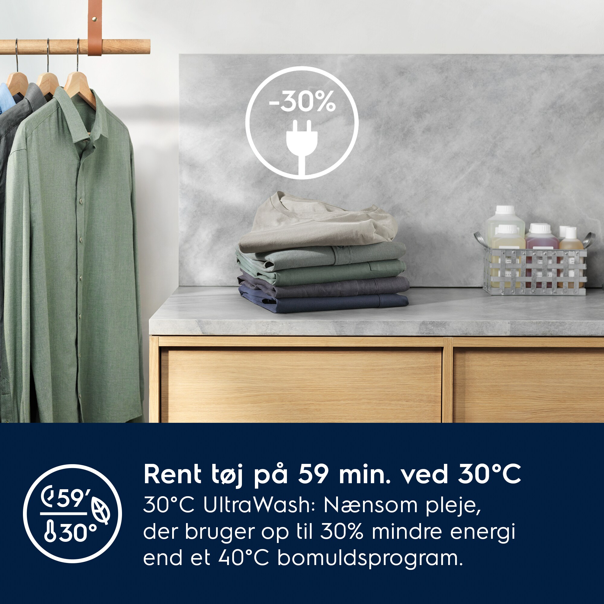 Electrolux - Integreret vaske-tørremaskine - EW8WB864T3