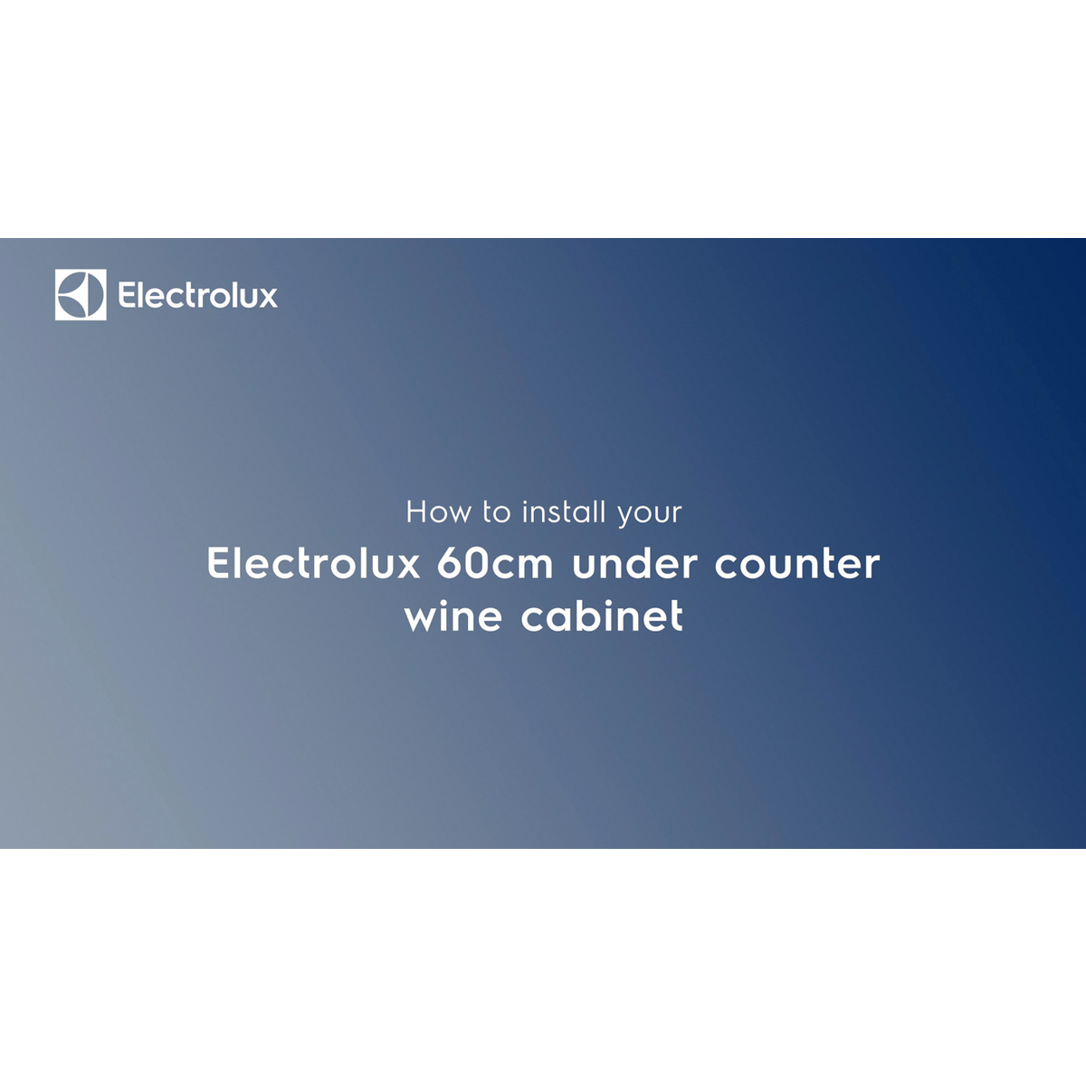 Electrolux - Small refrigerator - EWUS040B8B