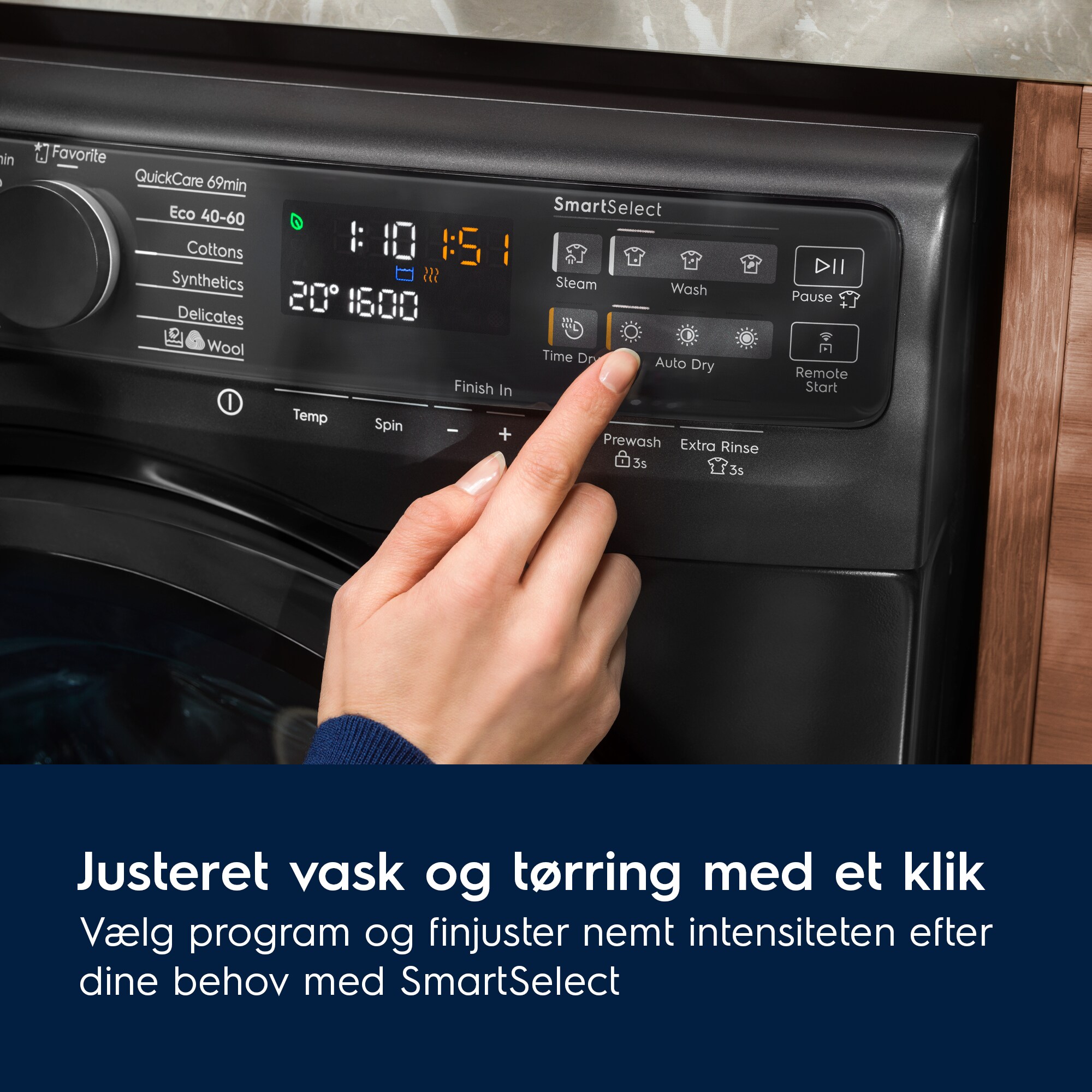 Electrolux - Vaske-tørremaskine - EWI754RY6G