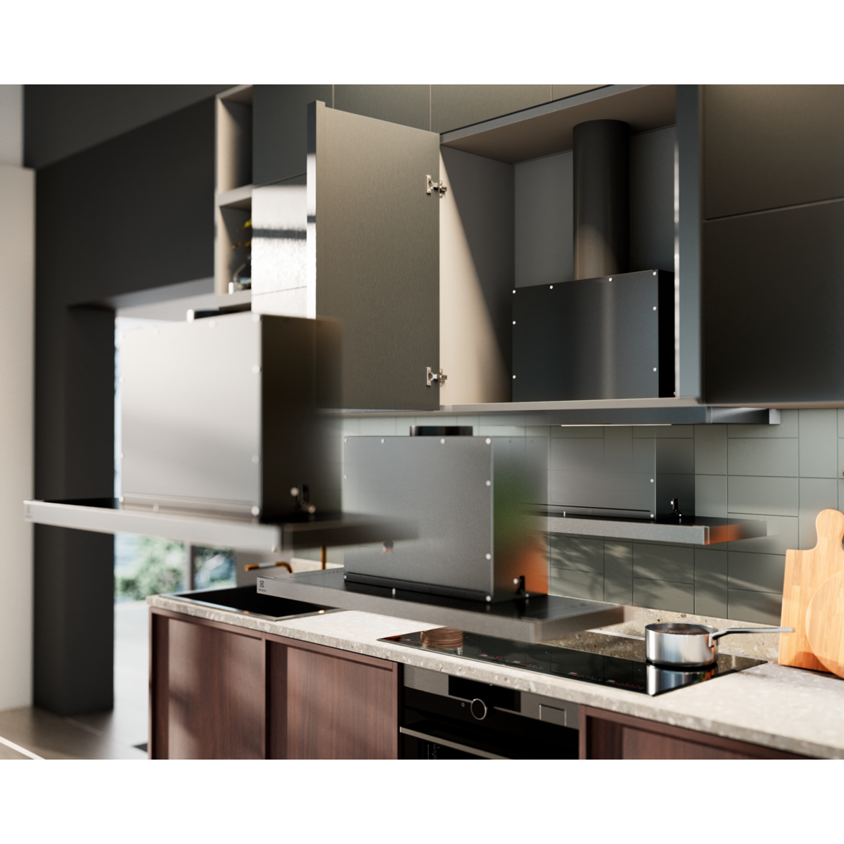 Electrolux - 60 cm emhætte - LFP326FB