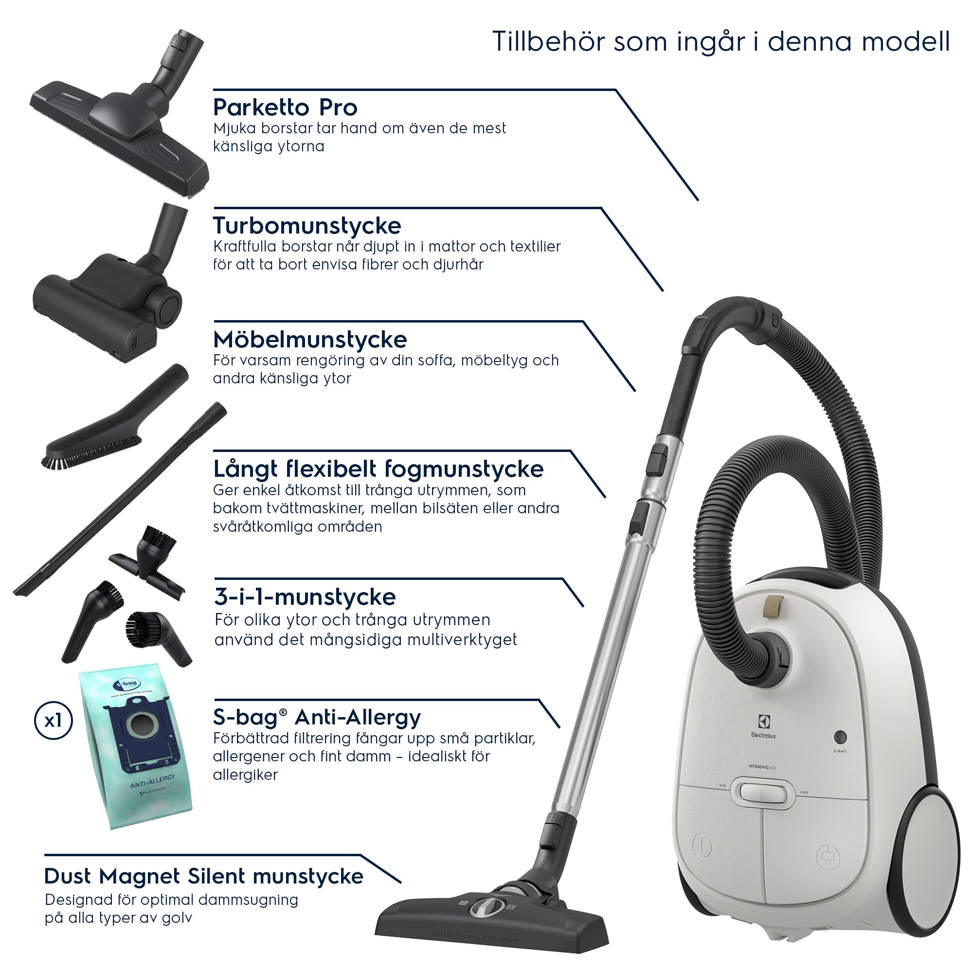 Electrolux - Støvsuger - EB61H6SW