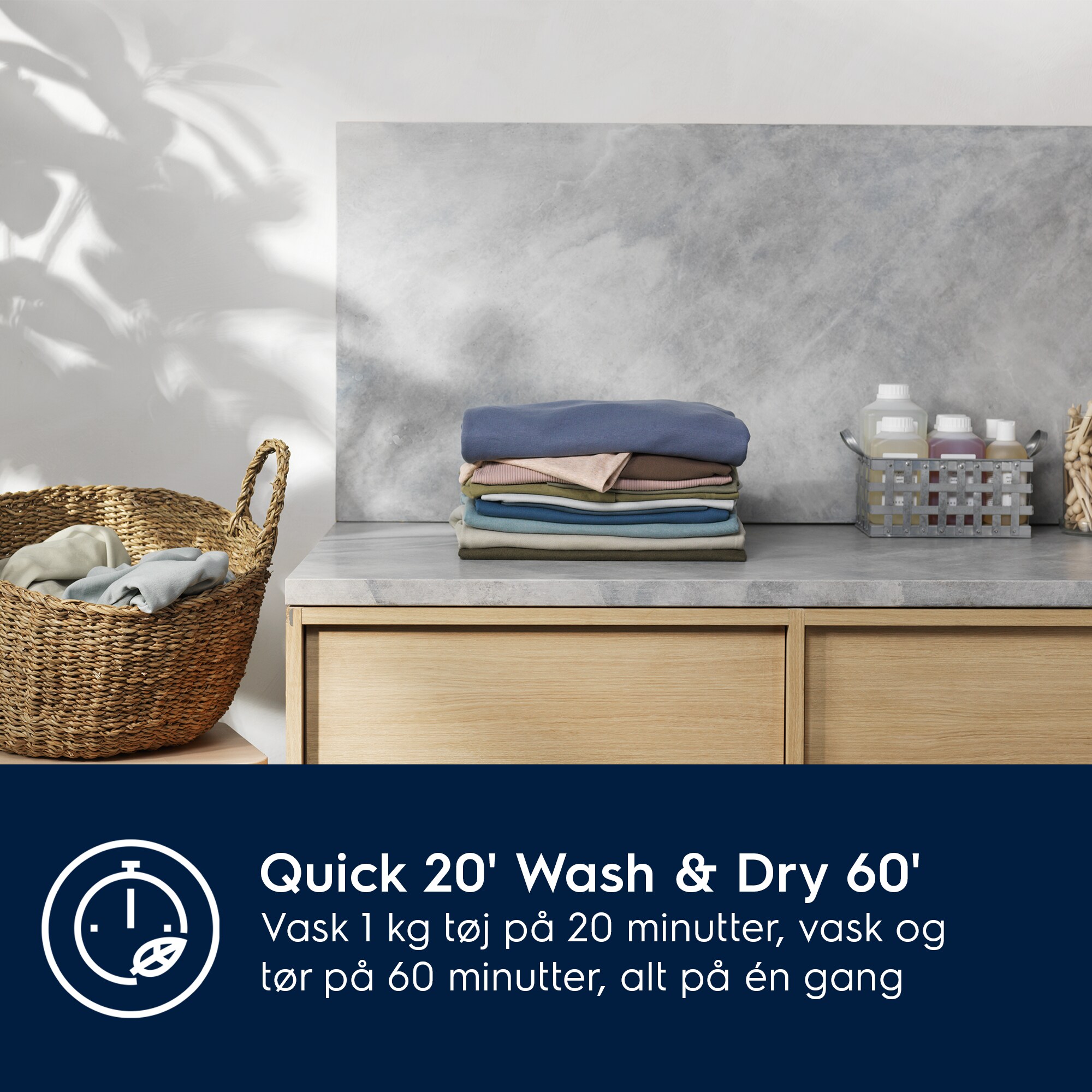 Electrolux - Integreret vaske-tørremaskine - EW7WB764T4