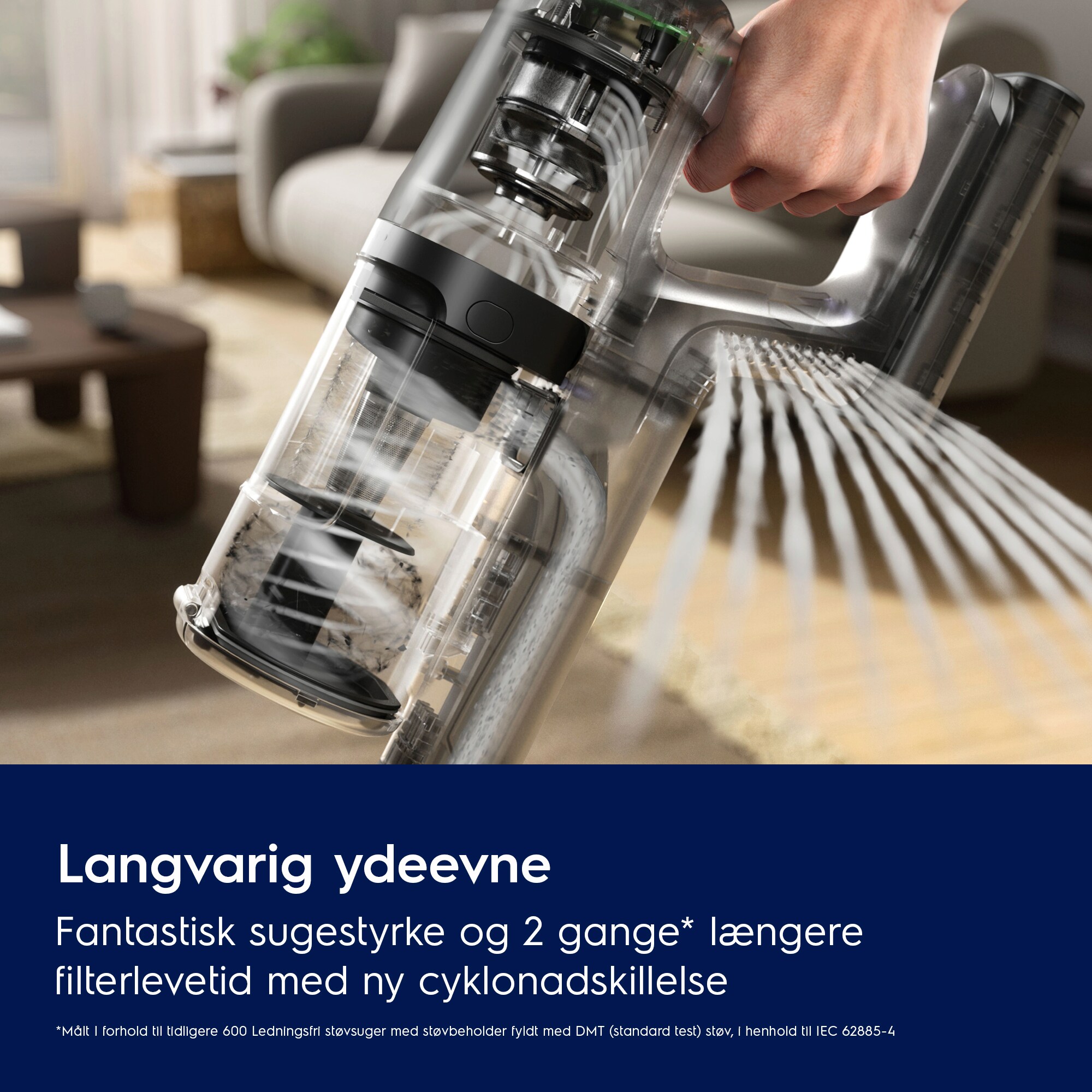 Electrolux - Ledningsfri støvsuger - EP61CB21WG