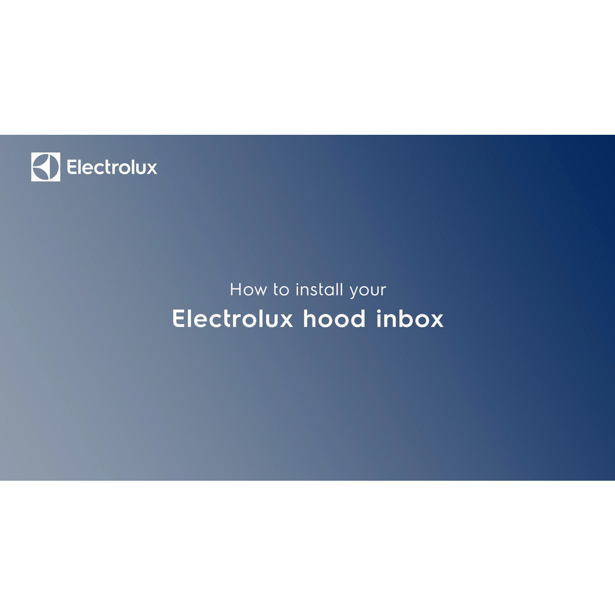 Electrolux - Integreret emhætte - LFG616X