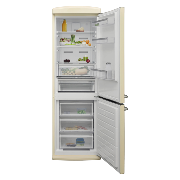 Frigidaire - Retro design-Køle-/Fryseskab - FKB36GFEWT