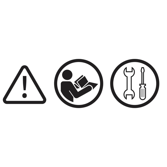 Read the service manual before installation