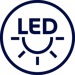 Mundstykke med LED lys