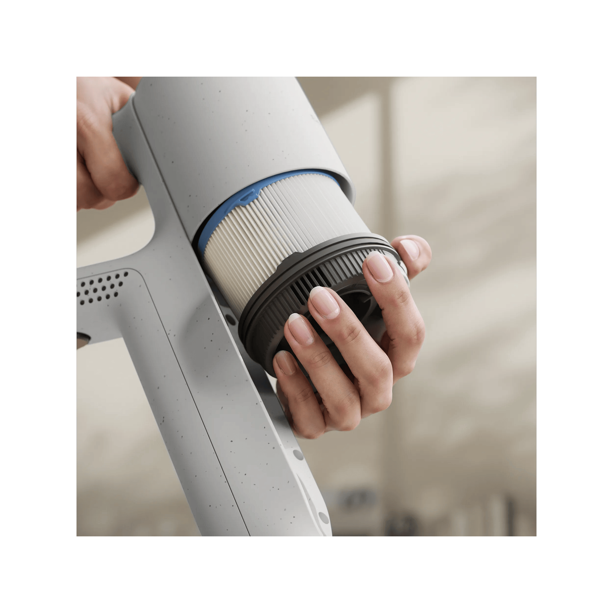 Reusable, washable post-motor filter that enhances filtration performance and releases clean air into your home.