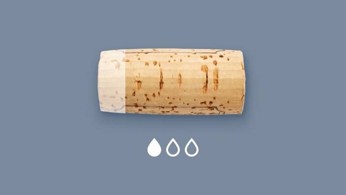 Kork i køleskab med mindre luftfugtighed