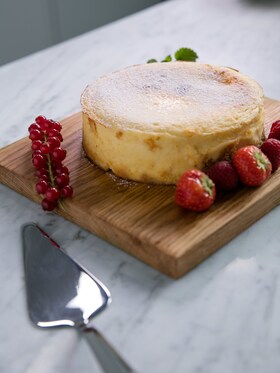 Cheesecake stegt i kombidampovn