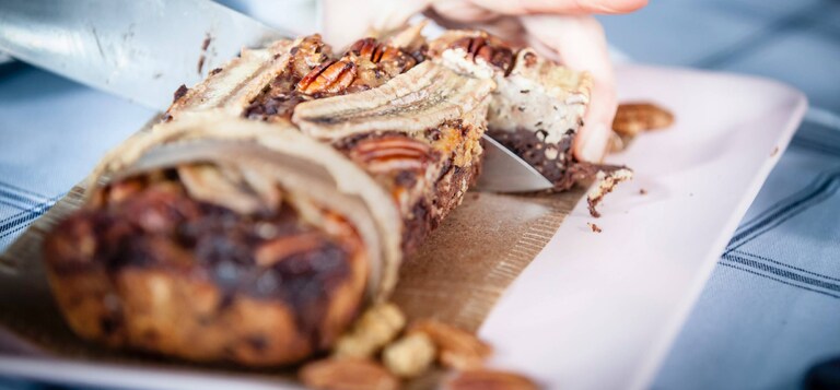 Vegansk glutenfrit bananbrød