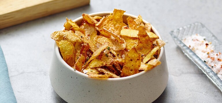 Kartoffelskrælchips
