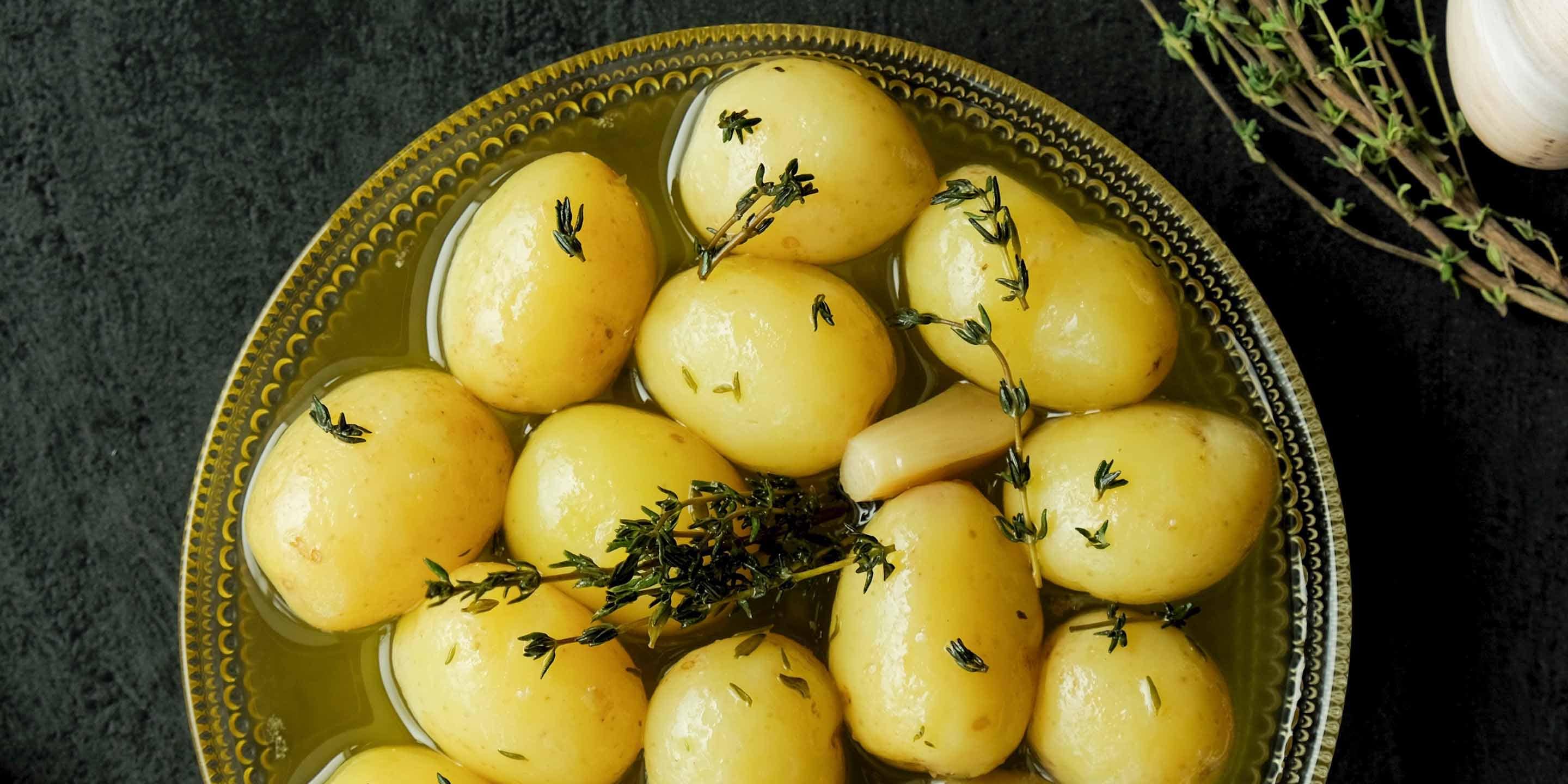 Confiterad potatis med sous vide